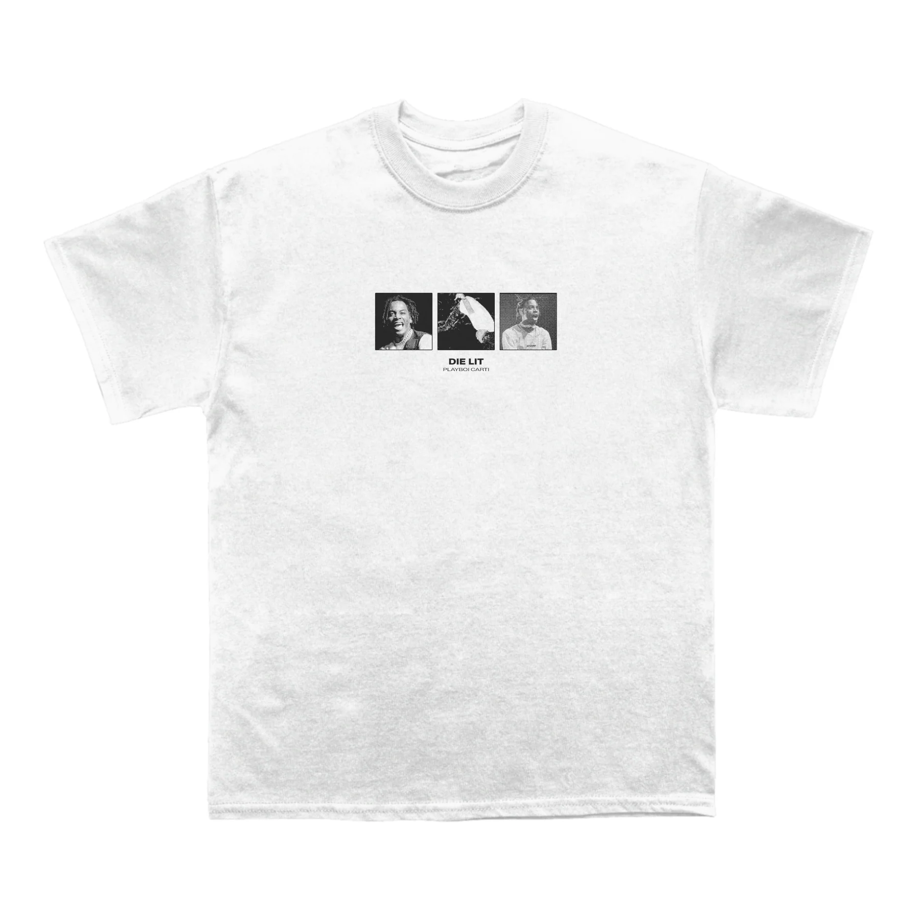 Playboi Carti "Die Lit Trio" Back Design TEE - Image 2