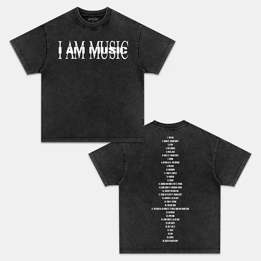 Playboi Carti “I AM MUSIC” Dual-Sided Graphic Tee - Image 2