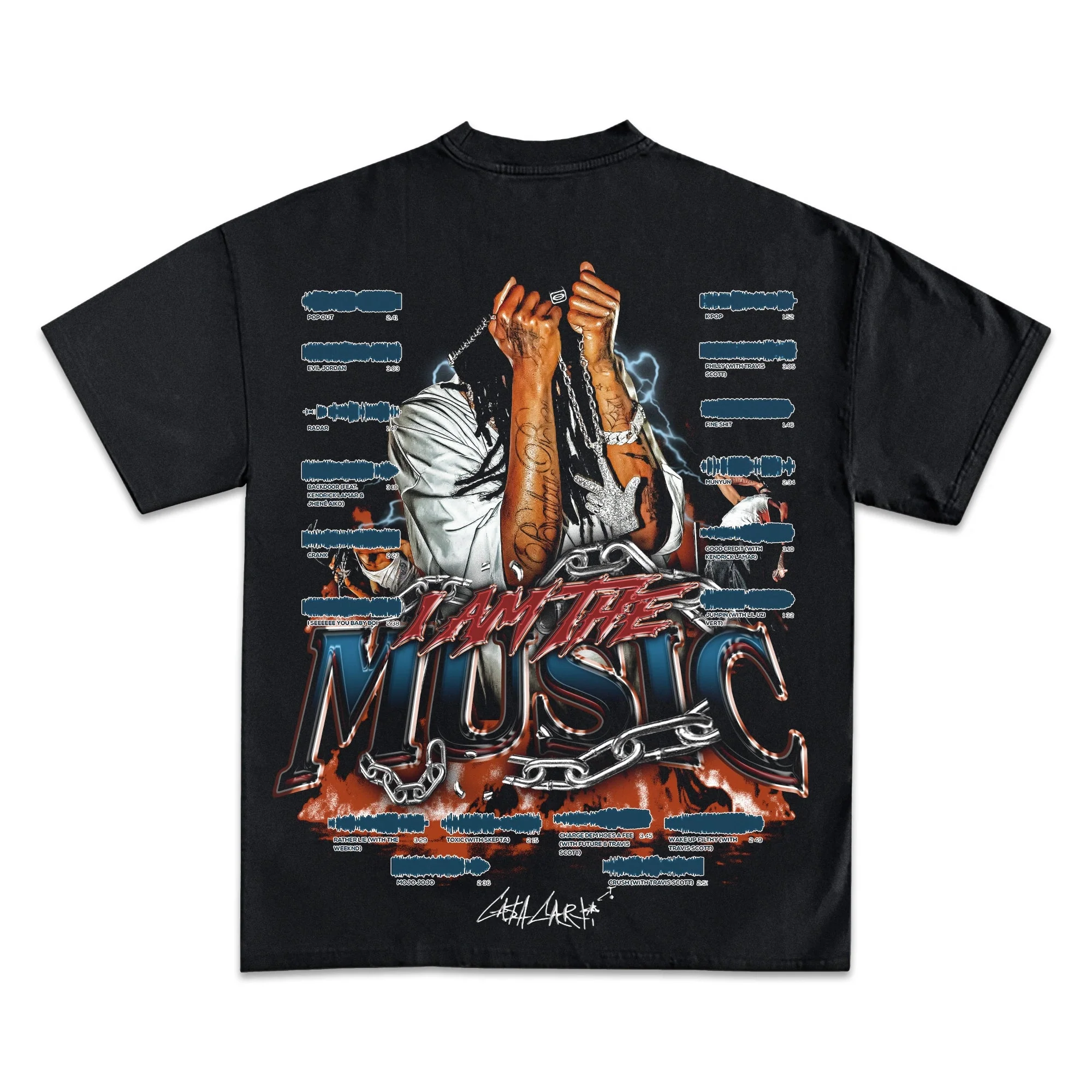 Playboi Carti Back Design Graphic TEE