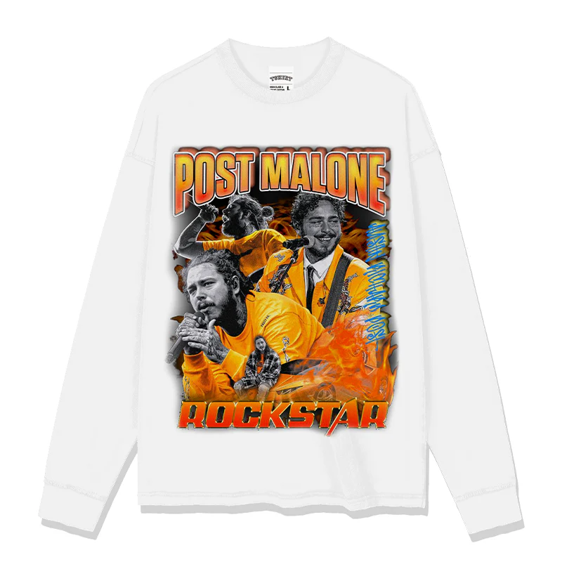 POST MALONE "ROCKSTAR" SWEATSHIRT 2024 - Image 4
