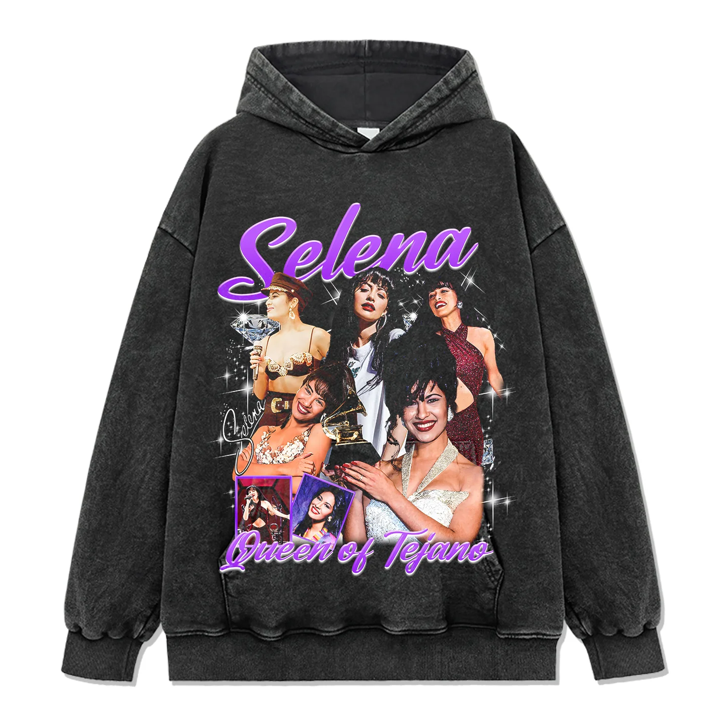Queen Of Tejano By Selena Hoodie - Image 2