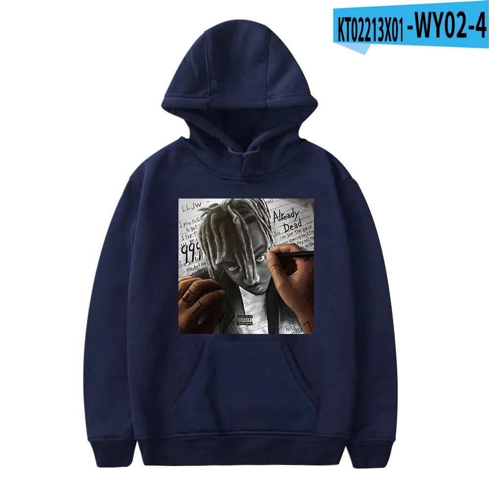 Rapper Juice WRLD Hoodies Hip Hop Streetwear Pullovers - Image 3
