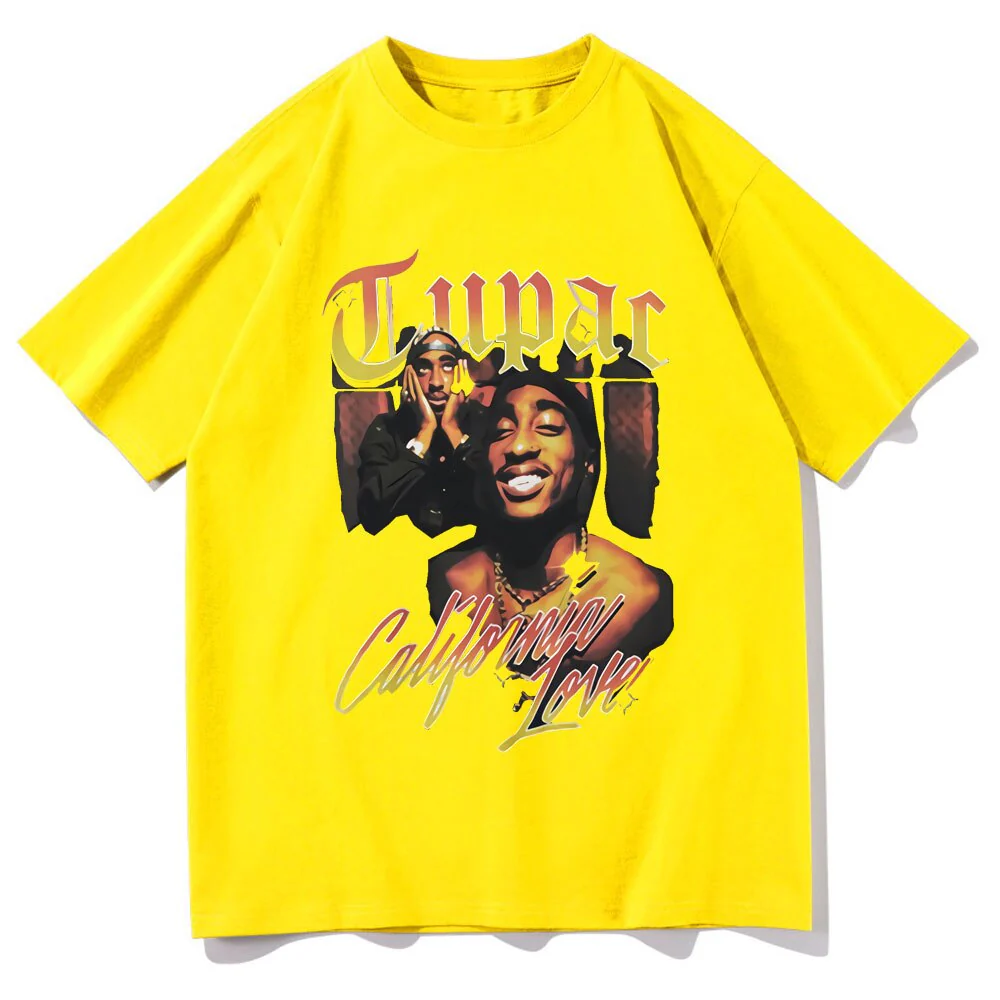 Rapper Tupac T Shirt Hip Hop Loose Oversized - Image 3