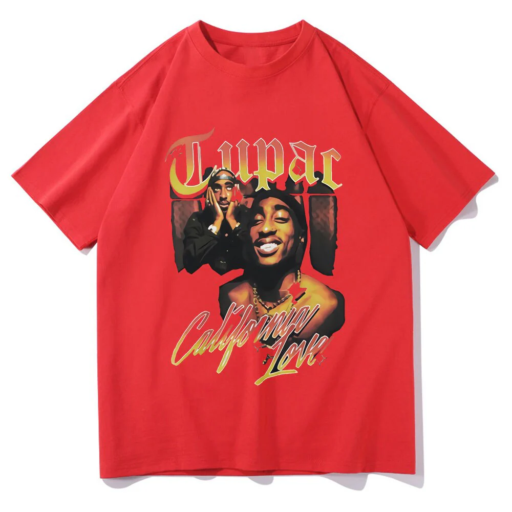 Rapper Tupac T Shirt Hip Hop Loose Oversized - Image 6