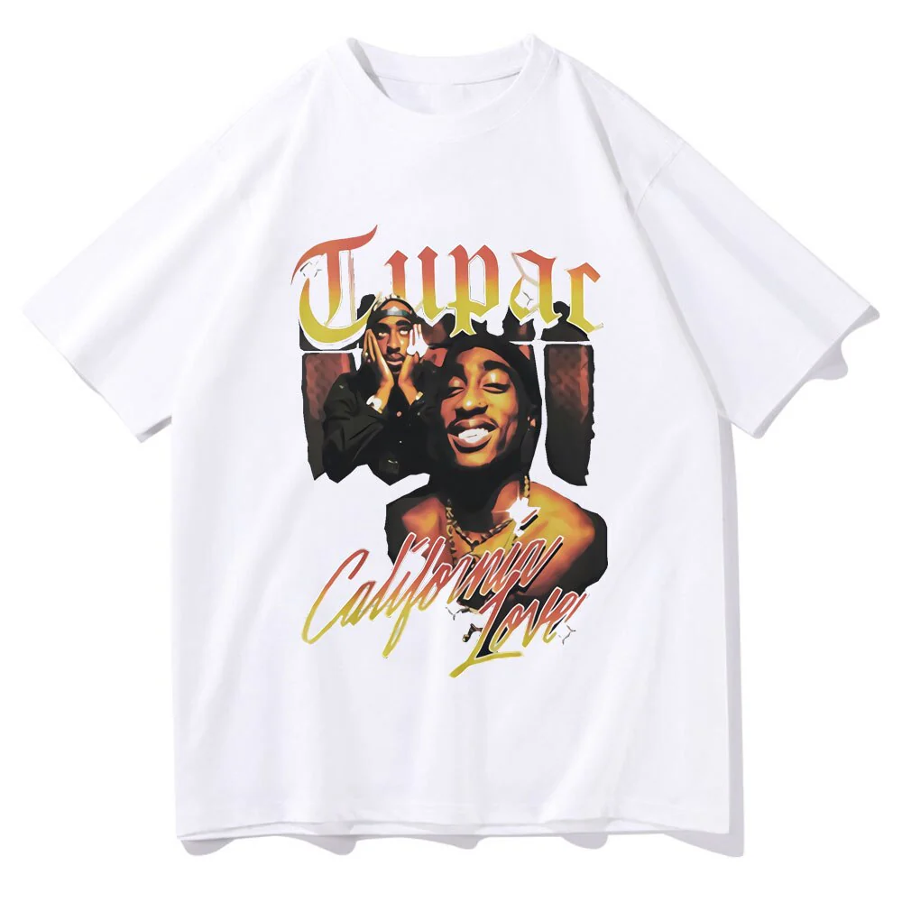Rapper Tupac T Shirt Hip Hop Loose Oversized - Image 7