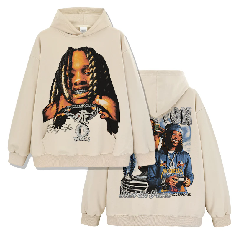 Rest In Peace By king Von Hoodie - Image 3