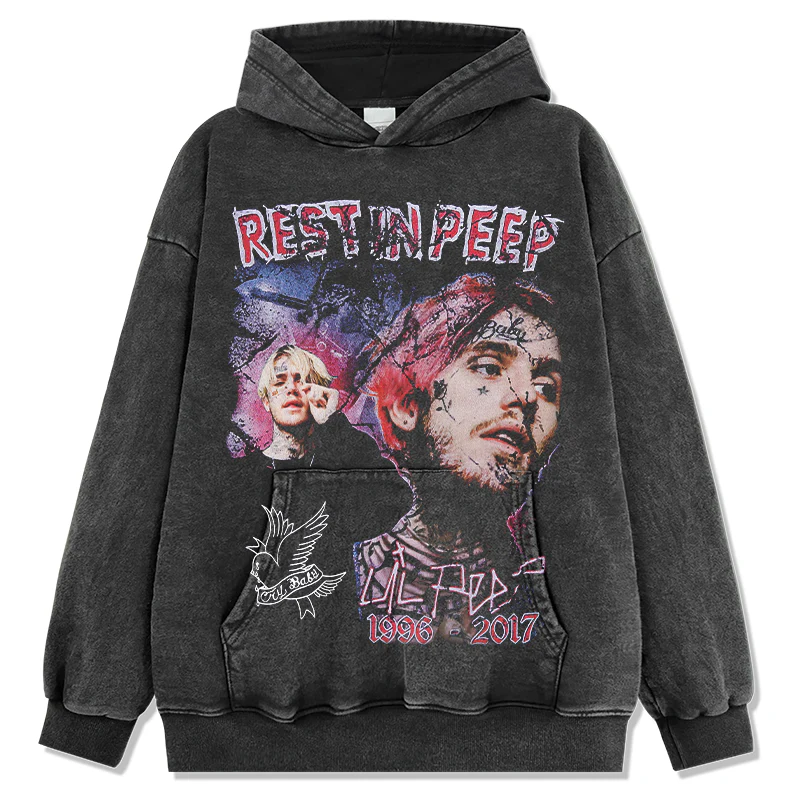 Rest in Peep by Lil Peep Hoodie - Image 2