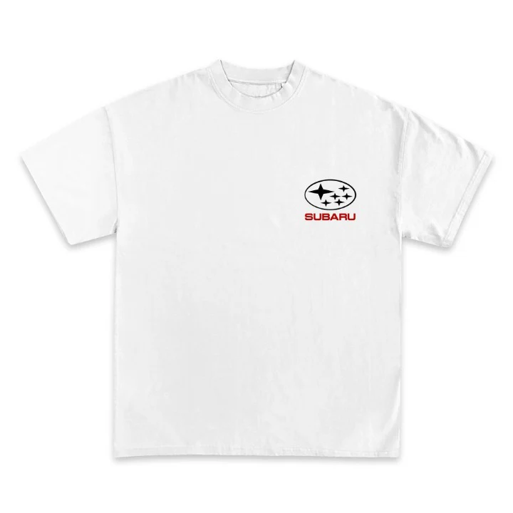 Subaru Impreza JDM Racing Back Design Graphic TEE - Image 2