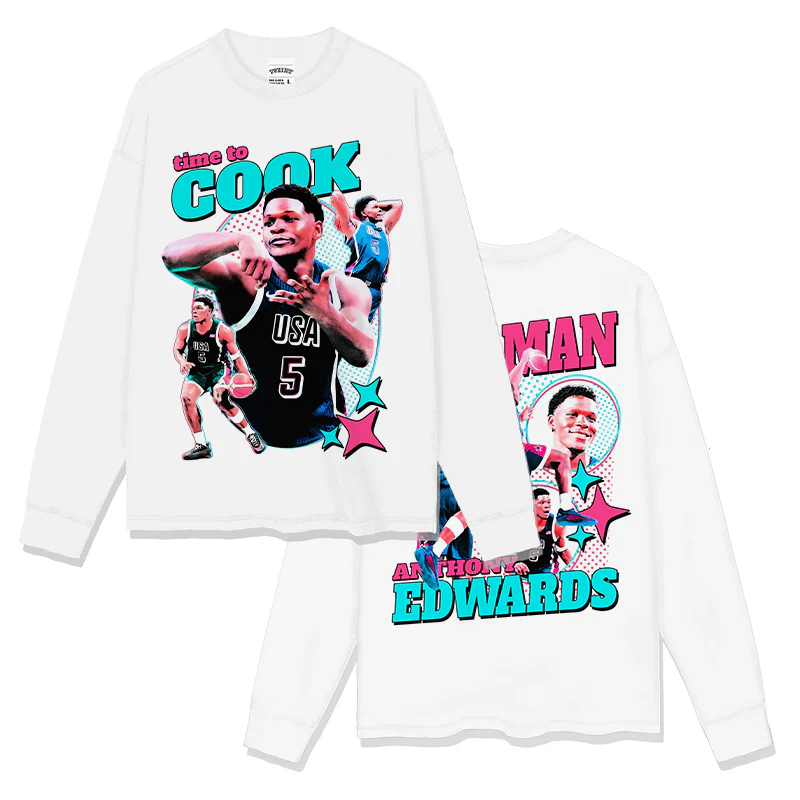 Anthony Edwards Sweatshirt NBA 2024 - Image 3
