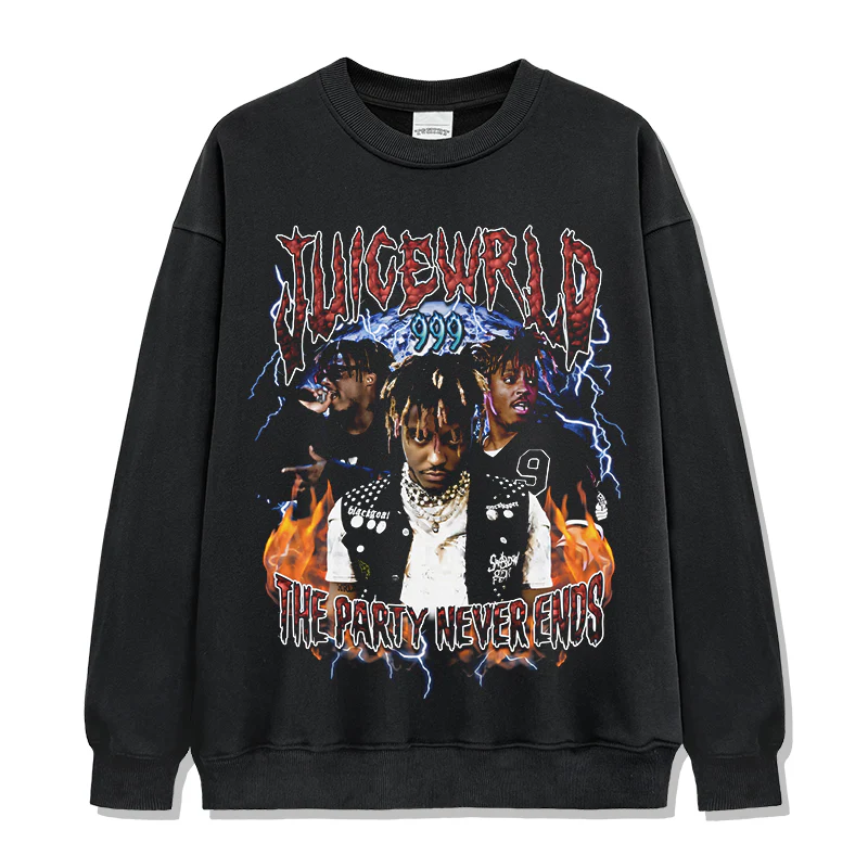 The Party Never Ends By Juice Wrld Sweatshirt