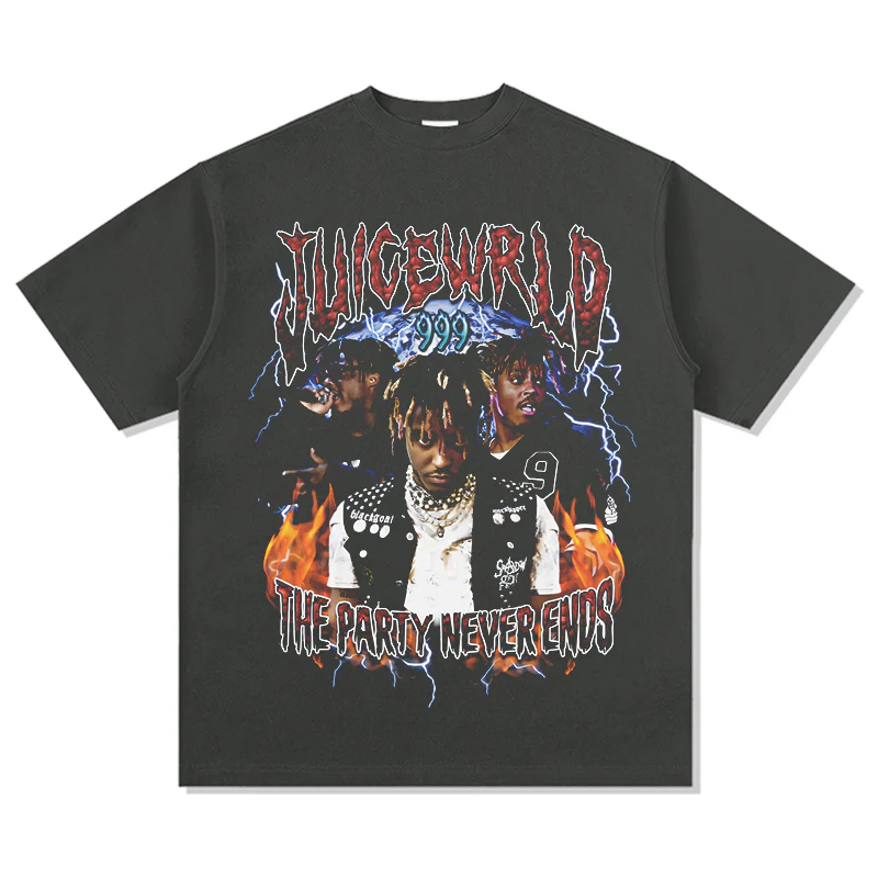 The Party Never Ends By Juice Wrld Tee - Image 2