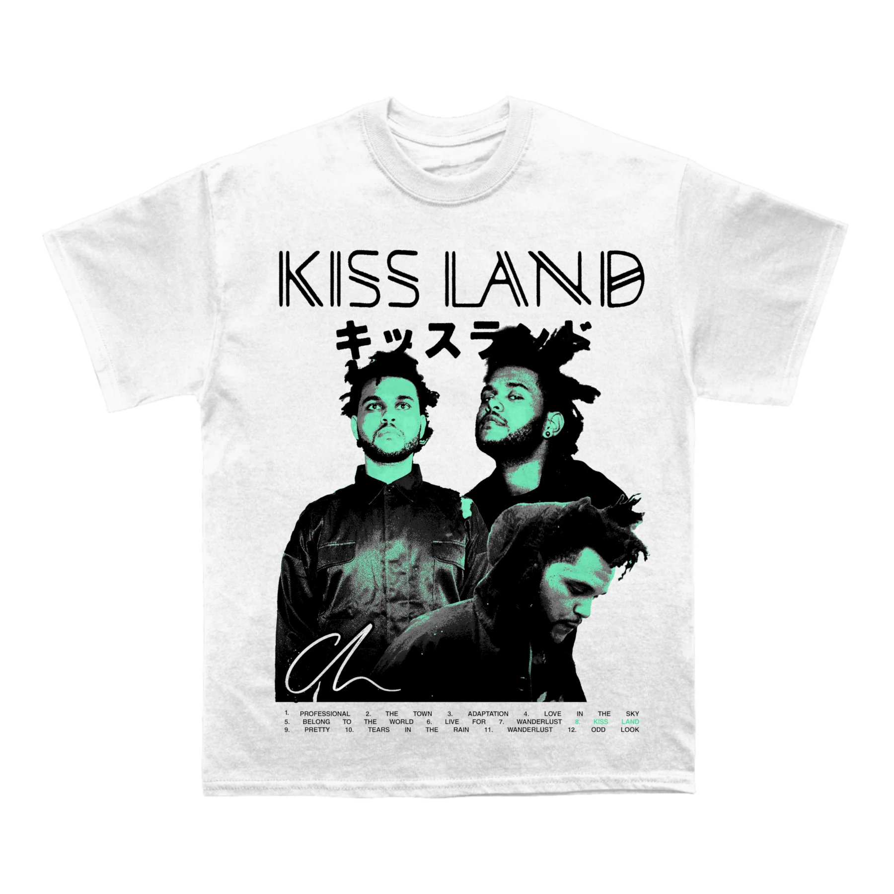 The Weeknd "Kissland" Album Back Design TEE - Image 2