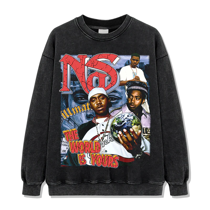 The World Is Yours By Nas Sweatshirt - Image 2