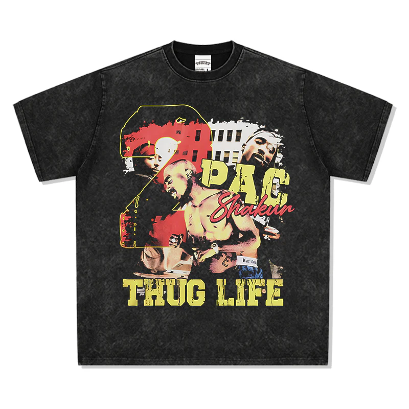 Thug Life By Tupac Shakur TEE - Image 3