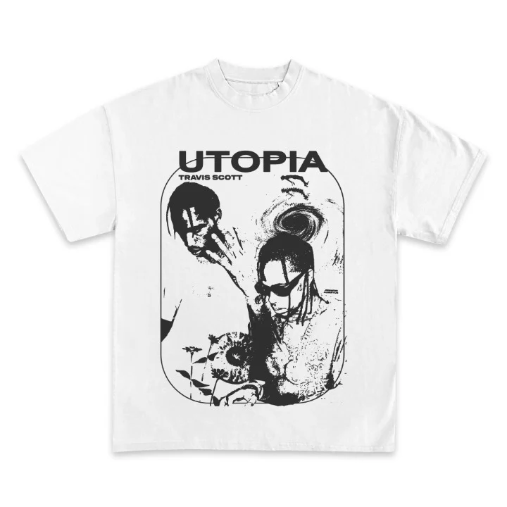 Travis Scott "Utopia" Graphic TEE - Image 2