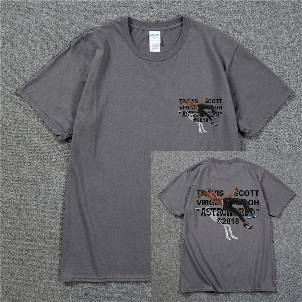 Travis Scotts ASTROWORLD T Shirt Catus Jack Tees - Image 6