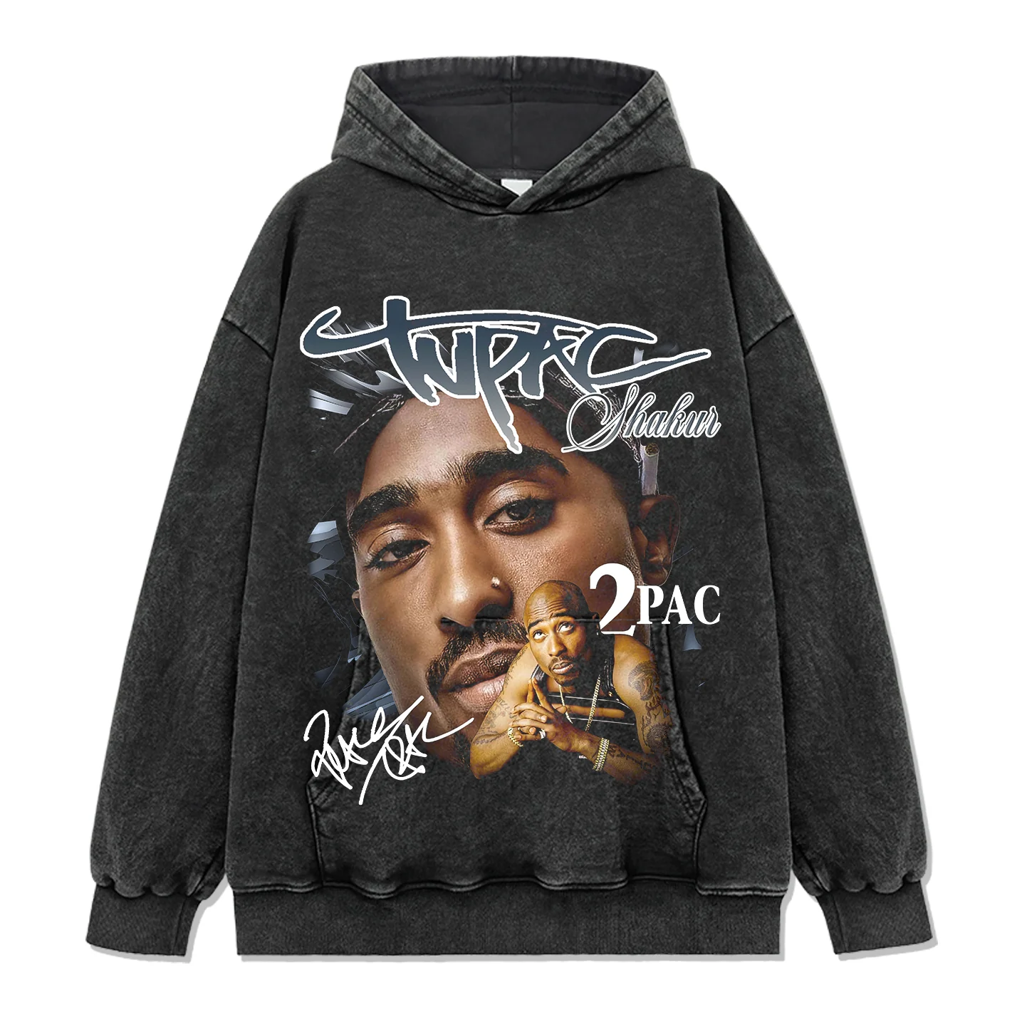 Tupac Shakur Signature Hoodie - Image 2