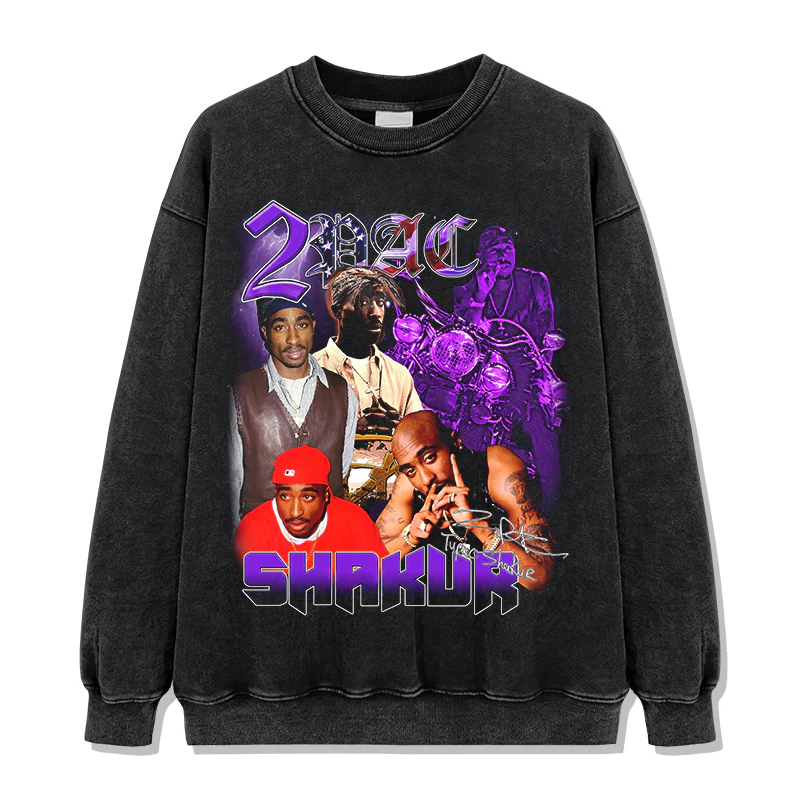 Tupac Shakur Sweatshirt - Image 2