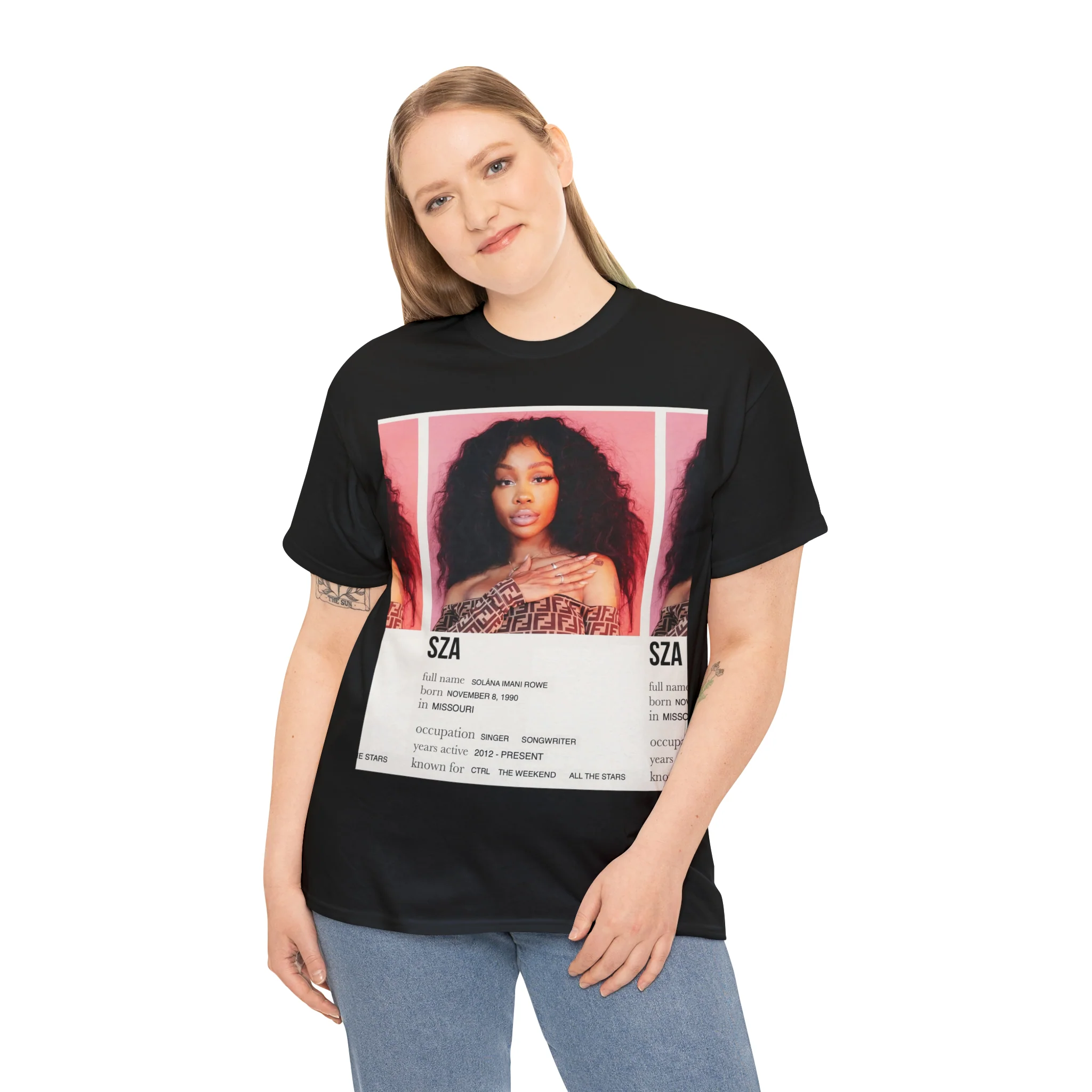 SZA- All The Stars T-shirt - Image 4