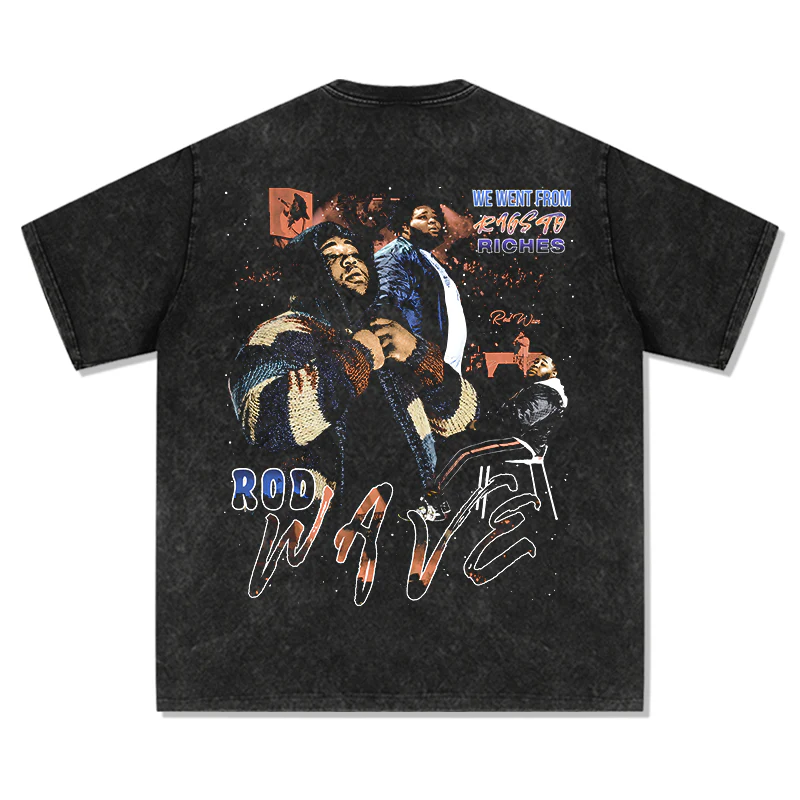 We Went From Rags Riches By Rod Wave Signature Tee - Image 4