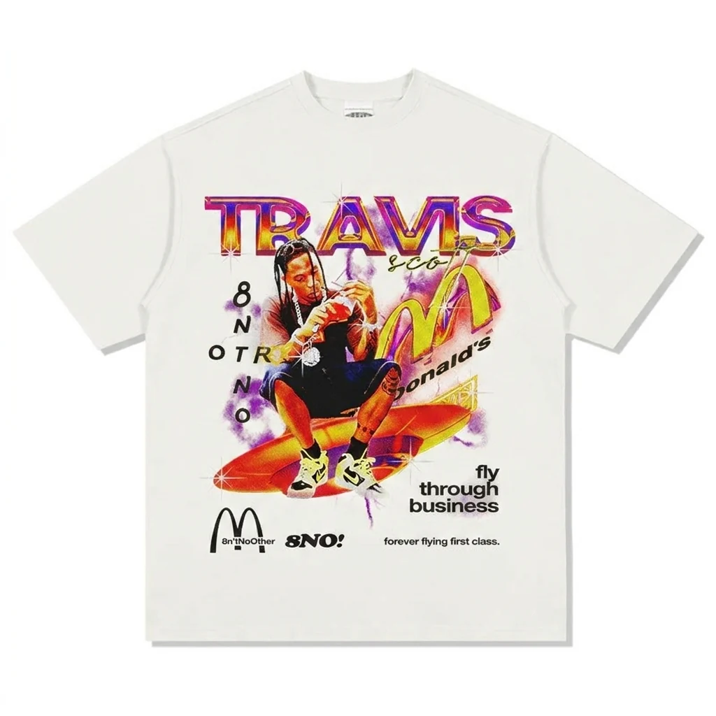 TRAVIS SCOTT MCDONALD'S Tee 2024 - Image 4