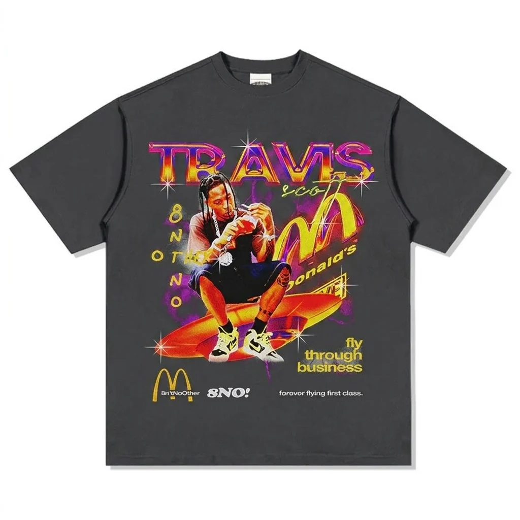 TRAVIS SCOTT MCDONALD'S Tee 2024 - Image 5
