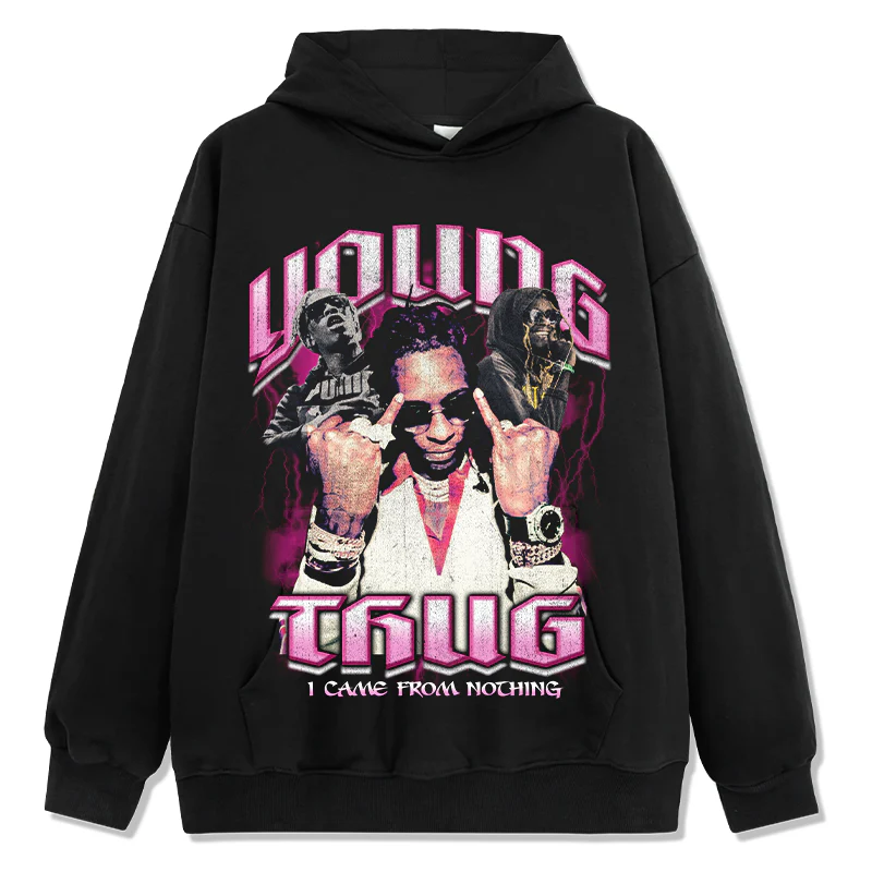YOUNG THUG "I CAME FROM NOTHING" HOODIE 2024 - Image 3