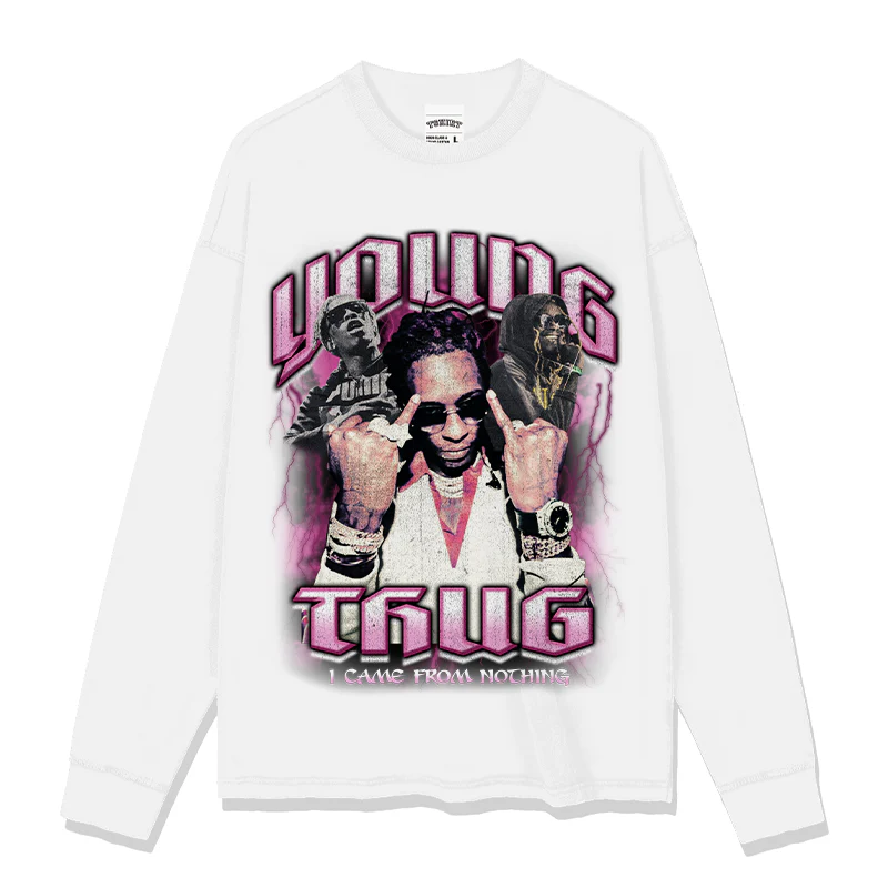 YOUNG THUG "I CAME FROM NOTHING" SWEATSHIRT 2024 - Image 3