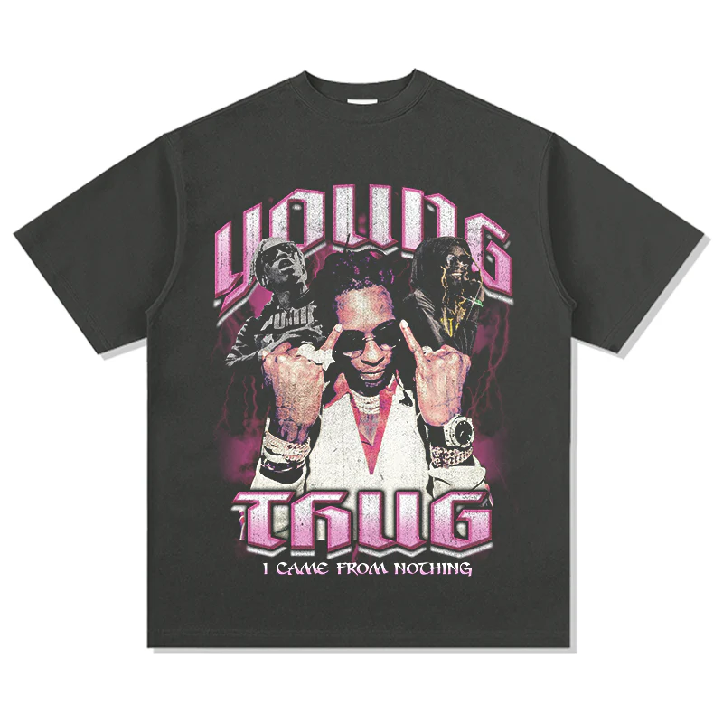 YOUNG THUG "I CAME FROM NOTHING" TEE 2024 - Image 3