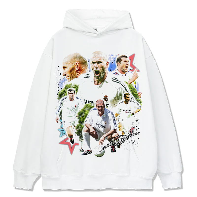 Zinedine Zidane "Signature"Hoodie - Image 3