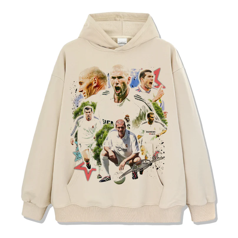 Zinedine Zidane "Signature"Hoodie - Image 4