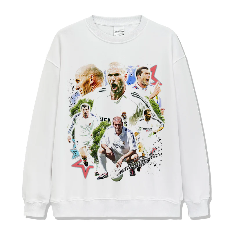 Zinedine Zidane "Signature"Sweatshirt - Image 3